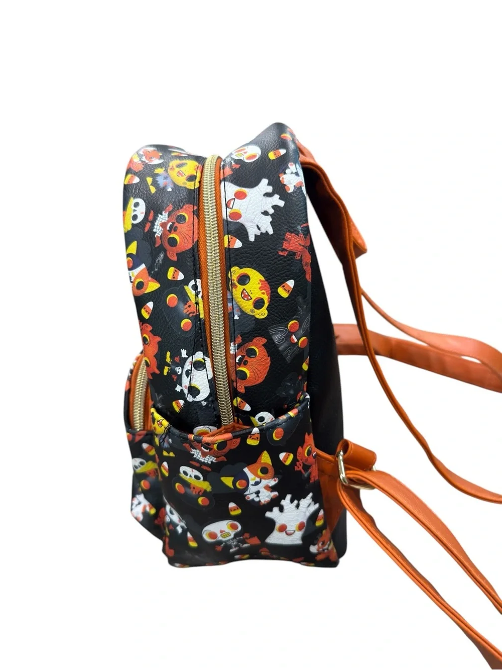 Funko Paka Paka Back Pack Halloween Mini Backpack Back and Orange Adjustable